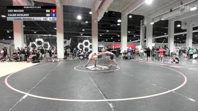 61 lbs Cons. Round 2 - Leo Macias, Wright Wrestling Academy vs Caleb McElroy, Driller Wrestling Club