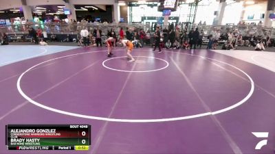 113 lbs Quarterfinal - Alejandro Gonzlez, Cornerstone Warriors Wrestling Club vs Brady Hasty, Bar None Wrestling