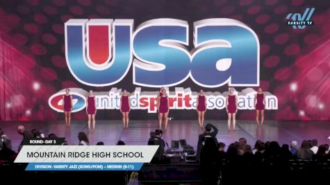 Mountain Ridge High School - Varsity Jazz (Song/Pom) -- Medium (8-11) [2023 Varsity Jazz (Song/Pom) -- Medium (8-11) Day 3] 2023 USA Spirit & Junior Nationals/Collegiate Championships