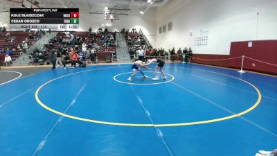 113 lbs Cons. Round 4 - Kole Blajszczak, Natrona County vs Cesar Orozco, Thunder Basin