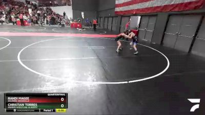 85 lbs Quarterfinal - Christian Torres, Askren Wrestling Academy vs Randi Magee, Baldwin-Woodville