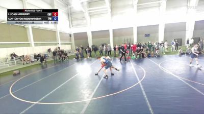 126 lbs Cons. Round 3 - Lucas Herbert, Champions Wrestling Club vs Clayton Von Niederhausern, Team Prestige Wrestling