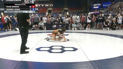 105 lbs Quarters - Olivia Munson, California vs Kennedy Hogan, Illinois