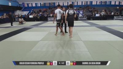 GABRIEL DA SILVA BRUM vs GIULIO CESAR FERREIRA PROFILO 2026 Carlson Gracie