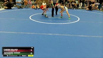 56 lbs Round 3 (8 Team) - Carter Pollock, U2 Upstate Uprising vs Nathanael Kanagy, Xtreme Team