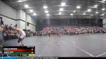 4A 132 lbs 1st Place Match - Colt Schrader, Eastside vs Drew Vigh, Hilton Head