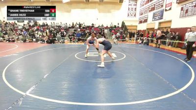 175 lbs Quarterfinal - Shane Trevethan, Foran vs James Hiltz, Lyman Mem/Windham Tech