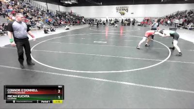 165 lbs Semifinal - Connor O`Donnell, South Milwaukee vs Micah Kuchta, Coleman