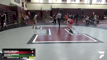 JV-2 lbs Quarterfinal - Caleb Cornwell, Cedar Rapids Kennedy vs Dalton Sherman, Williamsburg