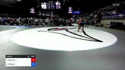 220 lbs Cons 32 #2 - Tod Mancini, Florida vs Joseph Monge, Iowa