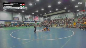 115 lbs 3rd Place Match - Sofia Ardila, Chaparral vs Danielle Angel, Murrieta Mesa