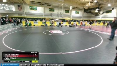 105 lbs Semifinal - Cash Edgar, Faulkton vs Jacob Stirling, Camel Kids Wrestling