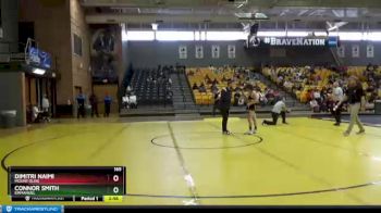 165 lbs Champ. Round 1 - Dimitri Naimi, Mount Olive vs Connor Smith, Emmanuel