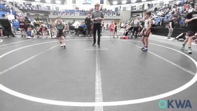 61 lbs Rr Rnd 4 - Cooper Carlton, Cowboy Wrestling Club vs Garrett Doyle, Cowboy Wrestling Club