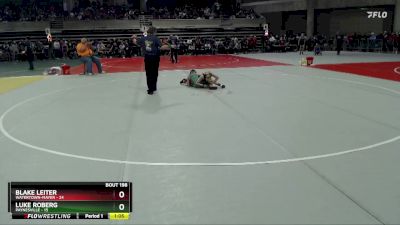 85 lbs Quarterfinal - Blake Leiter, Watertown-Mayer vs Luke Roberg, Paynesville