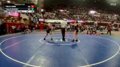 G - 115 lbs Cons. Round 3 - Halle Downey, Whitehall/Harrison Girls vs Bella Amen, Frenchtown Girls