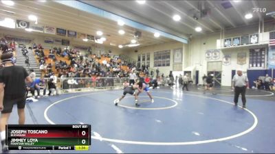 144 lbs Semifinal - Joseph Toscano, Buchanan vs Jimmey Loya, Fountain Valley