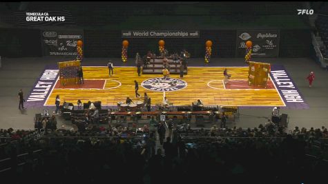 Great Oak HS "Temecula CA" at 2025 WGI Percussion/Winds World Championships