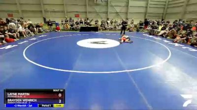 94 lbs Round 3 (8 Team) - Layne Martin, Michigan Blue vs Brayden Wenrich, Pennsylvania Blue