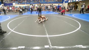 58-61 lbs Rr Rnd 5 - Hanna Lollis, Sperry Wrestling Club vs Paden Rumsey, Pawhuska Elks Takedown