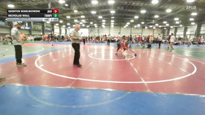 145 lbs Rr Rnd 2 - Quinton Warlikowski, Journeymen Red - HSB vs Nicholas Wall, Triumph Maize - HSB