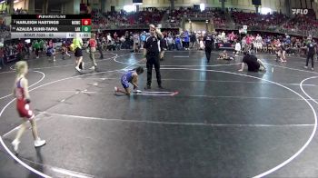 65 lbs Champ. Round 2 - Azalea Suhr-Tapia, Lakeview vs Harleigh Hastings, Millard South Wrestling Club