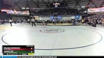 Girls 135 lbs Cons. Round 4 - Annika Lee, North Thurston (Girls) vs Milania Rodriguez, Blaine (Girls)