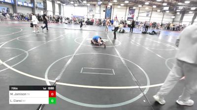 75 lbs Consi Of 16 #2 - Mac Jamison, TN vs Lucas Cianci, NY