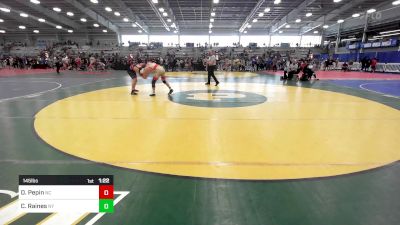 145 lbs Round Of 32 - Dylan Pepin, NC vs Cael Raines, NY