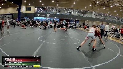 115 lbs Round 1 (4 Team) - Chase Janawsky, North Carolina National Team vs Sam Jones, Crossroads Wrestling