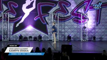 Starz Dance Academy - Kamryn Staska [2025 Youth - Solo - Contemporary/Lyrical Day] 2025 DanceFest Grand Nationals
