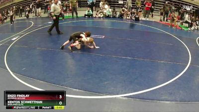 54 lbs Cons. Round 3 - Enzo Findlay, Olympus-Skyline vs Kenton Schwettman, Badlands Elite