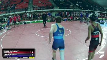 132 lbs Placement (16 Team) - Tyler Khoundet, Utah Gold vs JAXON MACKEY, Nevada GOLD