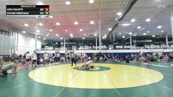 110 lbs Semifinal - Luca Galietti, Grit Mat Club - MS vs Cutter Perryman, Keystone Krush - MS