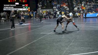 141 lbs Quarterfinal - Richard Treanor, Army vs Kyren Butler, Virginia