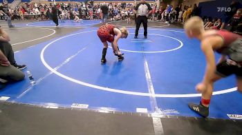 80 lbs Quarterfinal - Landon Watson, Wagoner Takedown Club vs Tyrion Williams, Claremore Wrestling Club