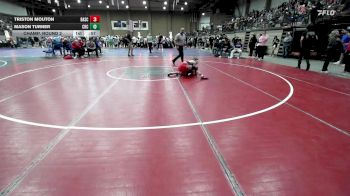 106 lbs Champ. Round 2 - Triston Mouton, Baylor vs Mason Turner, Christian Brothers College