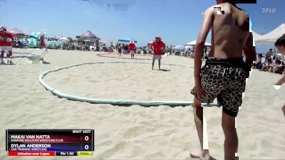 50 kg Round 1 - Makai Van Natta, Hanford Bullpups Wrestling Club vs Dylan Anderson, Live Training Wrestling