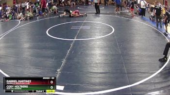 89 lbs Quarterfinal - Gabriel Martinez, Vacaville Wrestling Club vs Cody Holtberg, Nor-Cal Inferno
