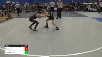 70 lbs Round Of 16 - Drey Kren, Crass Trained vs Jeremy Carver, Contenders Wr Ac