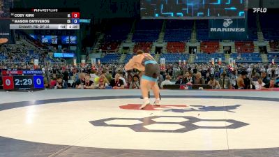 175 lbs Champ. Rd Of 32 - Cody Kirk, AL vs Mason Ontiveros, CA