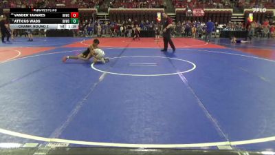69 lbs Champ. Round 2 - Atticus Wass, Touch Of Gold Wrestling Club vs Vander Tavares, Team Champs