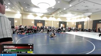 70 lbs Quarterfinal - Seth Farrell, Wasatch Wrestling Club vs Jude Martinez, West Jordan