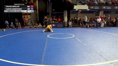 92 lbs Cons. Sub-semis - Kolten Mueller, Team Nazar Training Center vs Austin Armstrong, East Idaho Elite Wrestling Club