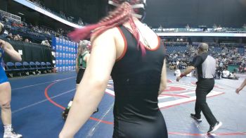 7A - 126 lbs Semifinal - Claire Ballard, New Bern High School vs Nadia Hinton, Cary High School