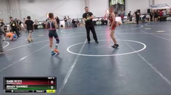 85 lbs Quarterfinal - Gabe Ryzyi, Shamrock Select vs Brady Ramirez, Contenders