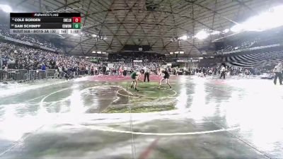 Boys 3A 132 lbs Champ. Round 3 - Sam Schimpf, Edmonds-Woodway vs Cole Borden, Shelton