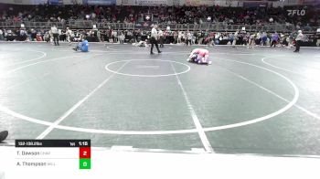 132-138.2 lbs Quarterfinal - Taylor Dawson, Charlies Angels (IL) vs Ashlan Thompson, Willard