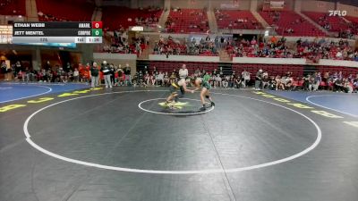 175 lbs Round 4 - Semis (4 Team) - Jett Mentel, Cedar Park vs Ethan Webb, Amarillo