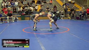 165 lbs Semifinal - Keller Rock, Embry-Riddle Aeronautical University (Ariz.) vs Jordan Komac, University Of Providence (Mont.)